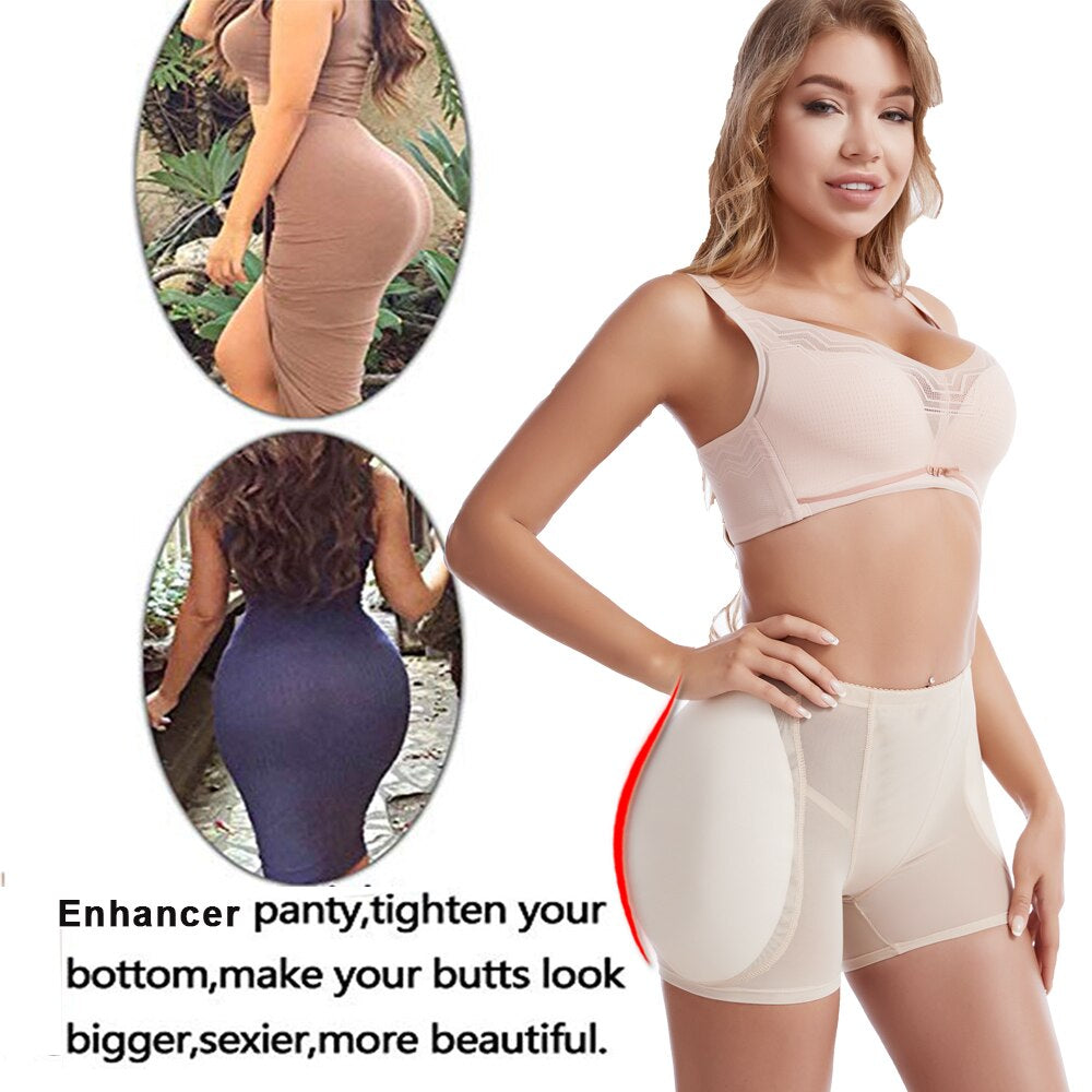 "Ultimate Enhancer: Women's Sexy Butt Lifter Panties for Instant Hip Enhancement and Body Transformation"