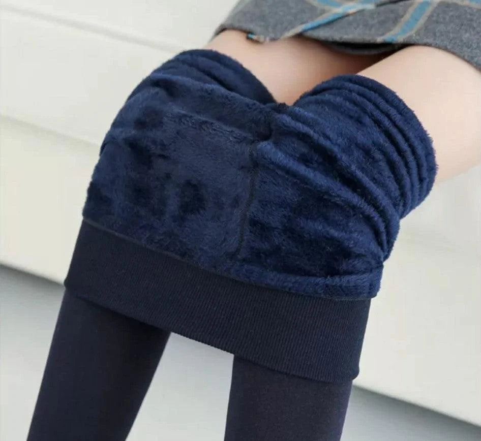 PBG Women's Fleece Leggings - Assorted Colors, High Waist, Stretchy, and Warm - One Size (Recommended for Small-Large)