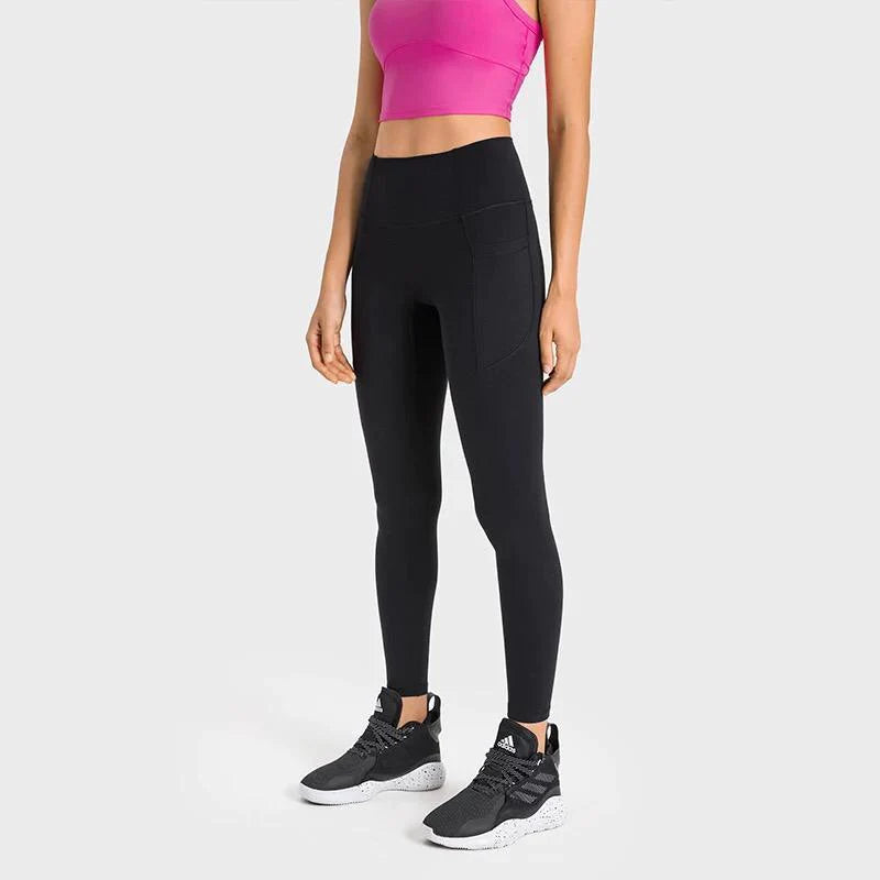 PBG Women's Fleece Leggings - Assorted Colors, High Waist, Stretchy, and Warm - One Size (Recommended for Small-Large)