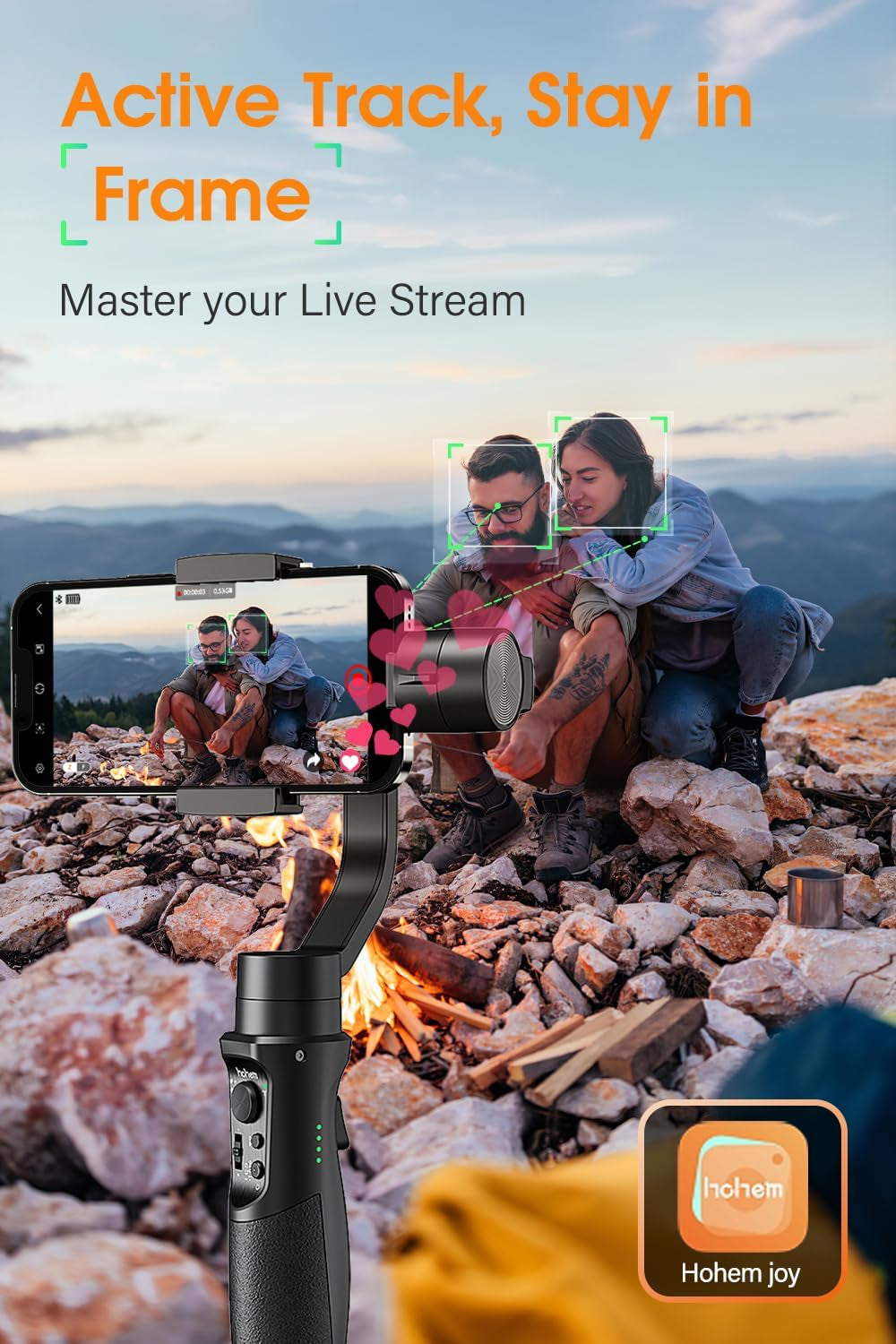 Professional Title: "Hohem iSteady Mobile Plus: Advanced 3-Axis Gimbal Stabilizer for Android and iPhone PRO Series"