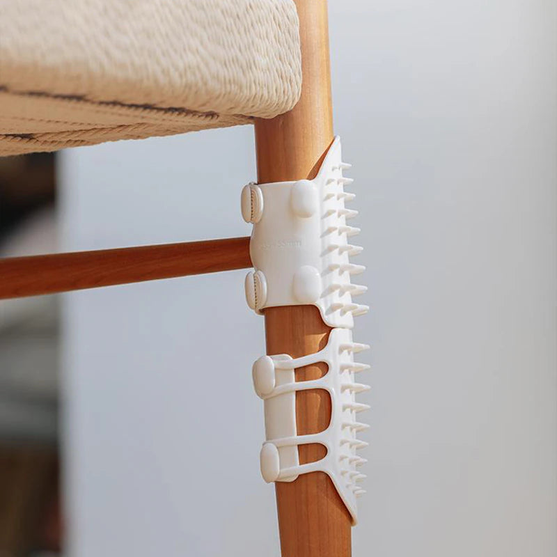 Professional Title: "Wall-Mounted Cat Scratcher Comb for Grooming, Hair Removal, and Massage with Self-Cleaning Feature"
