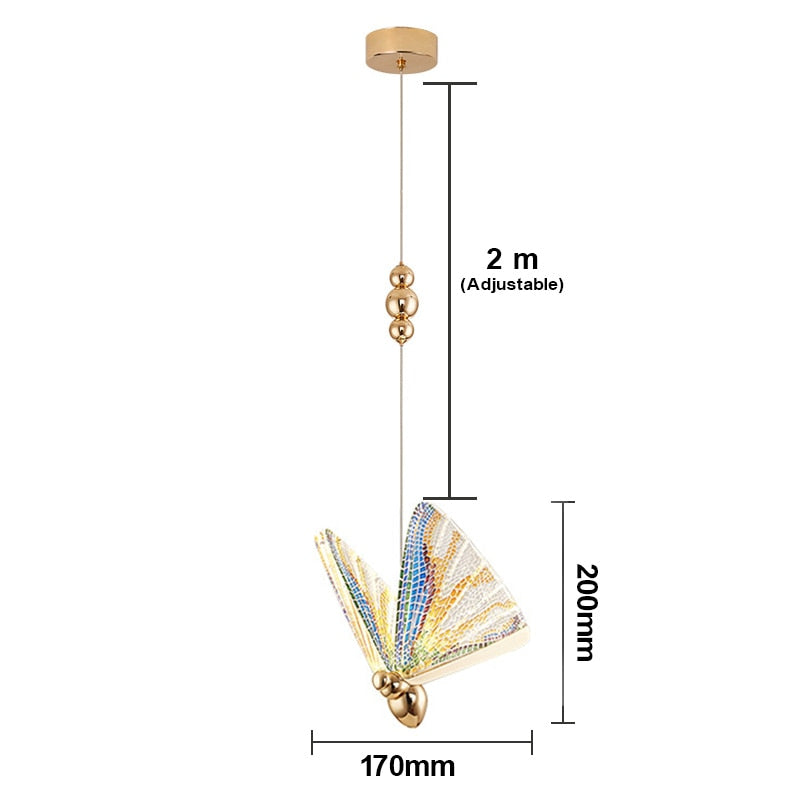 Butterfly Led Pendant Lights