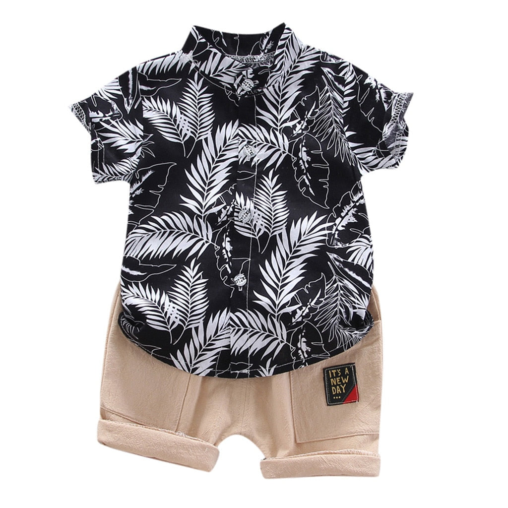 Print Short Sleeve Cartoon Pattern Clothes