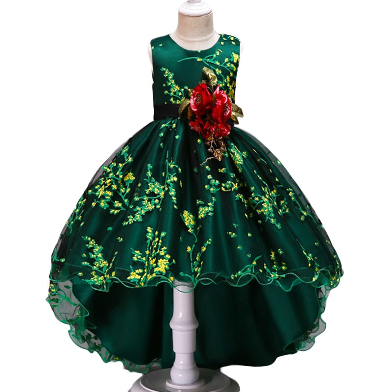 Baby Girls Flower Princess Gown