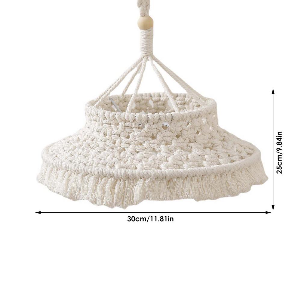 Bohemian Handmade Woven Macrame Lamp