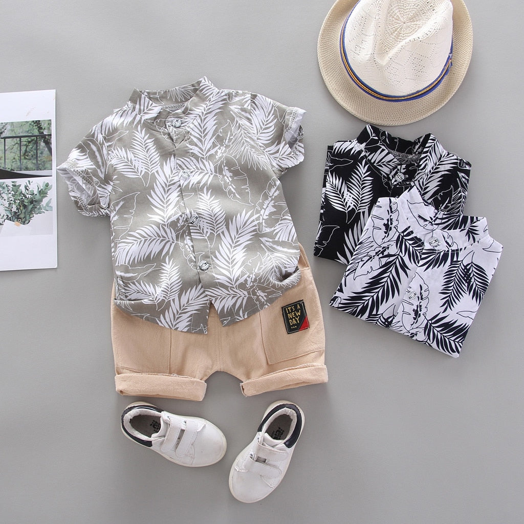 Print Short Sleeve Cartoon Pattern Clothes