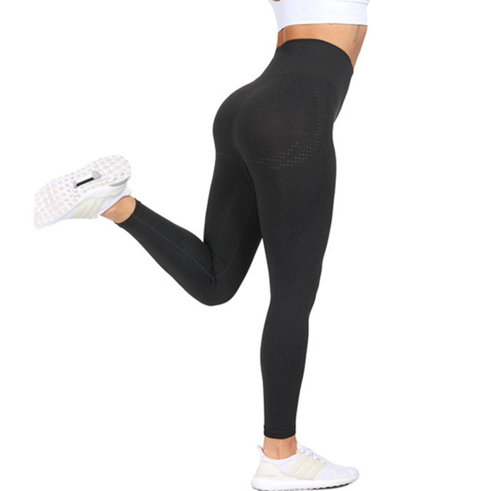 High Waist Seamless Leggings Push
