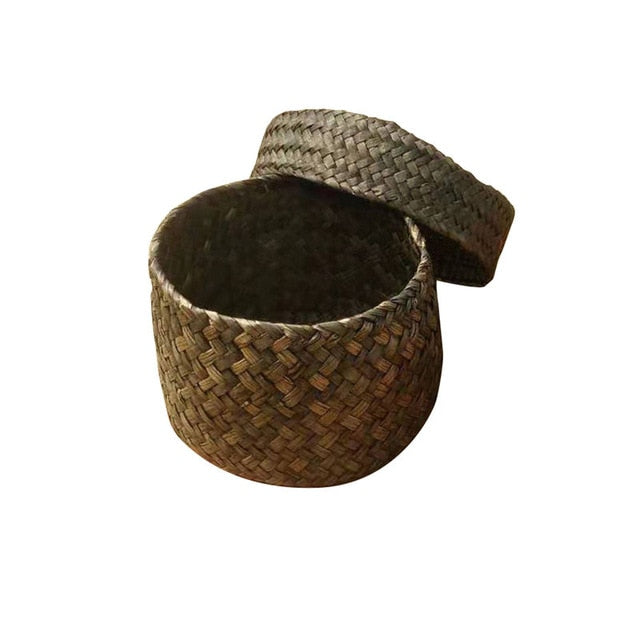 Flowers Weaving Woven Storage Basket