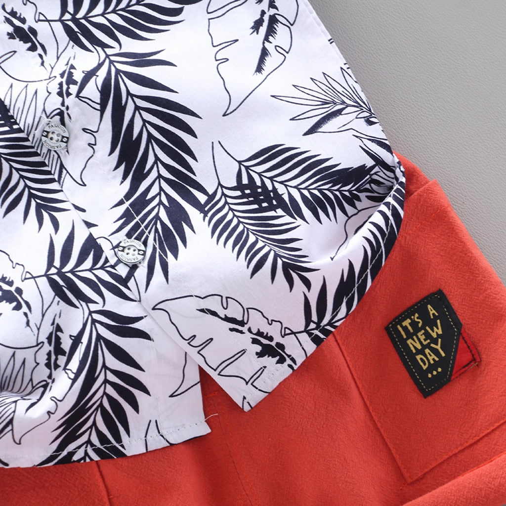 Print Short Sleeve Cartoon Pattern Clothes
