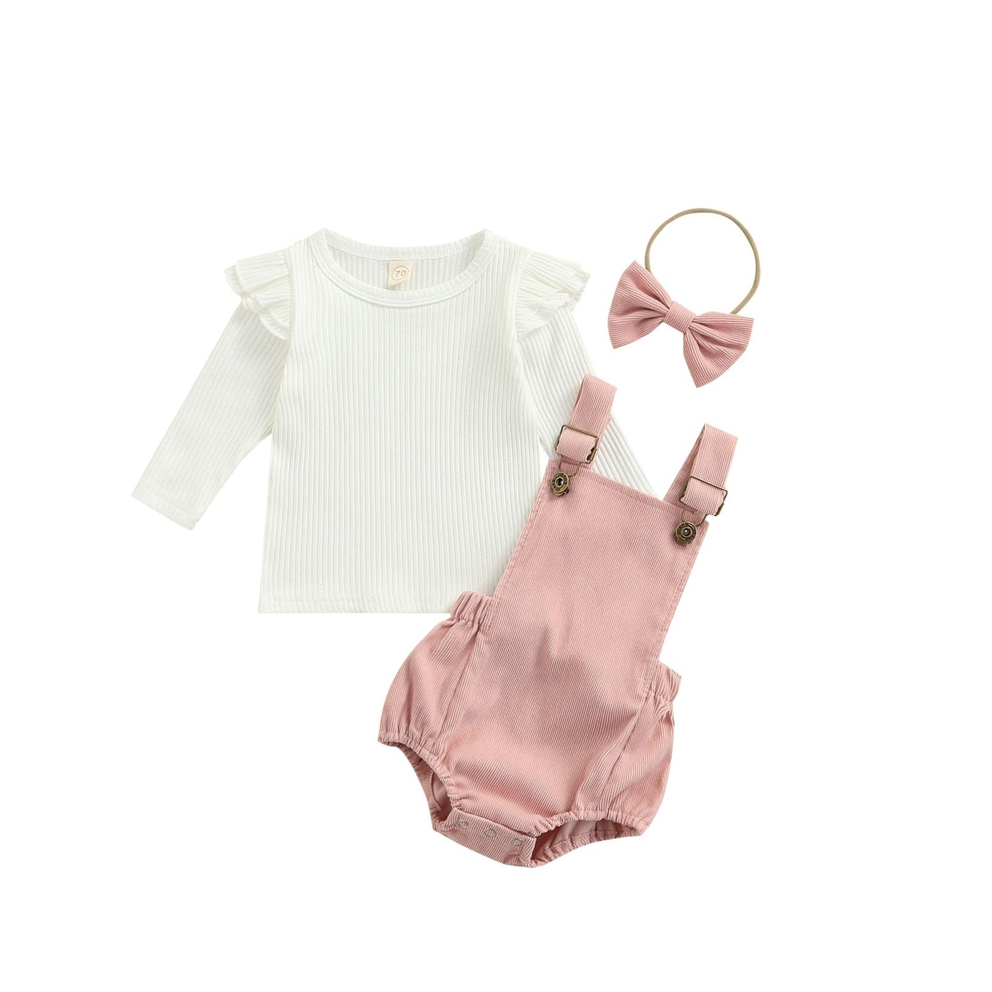 Baby Girl Corduroy Clothes Set