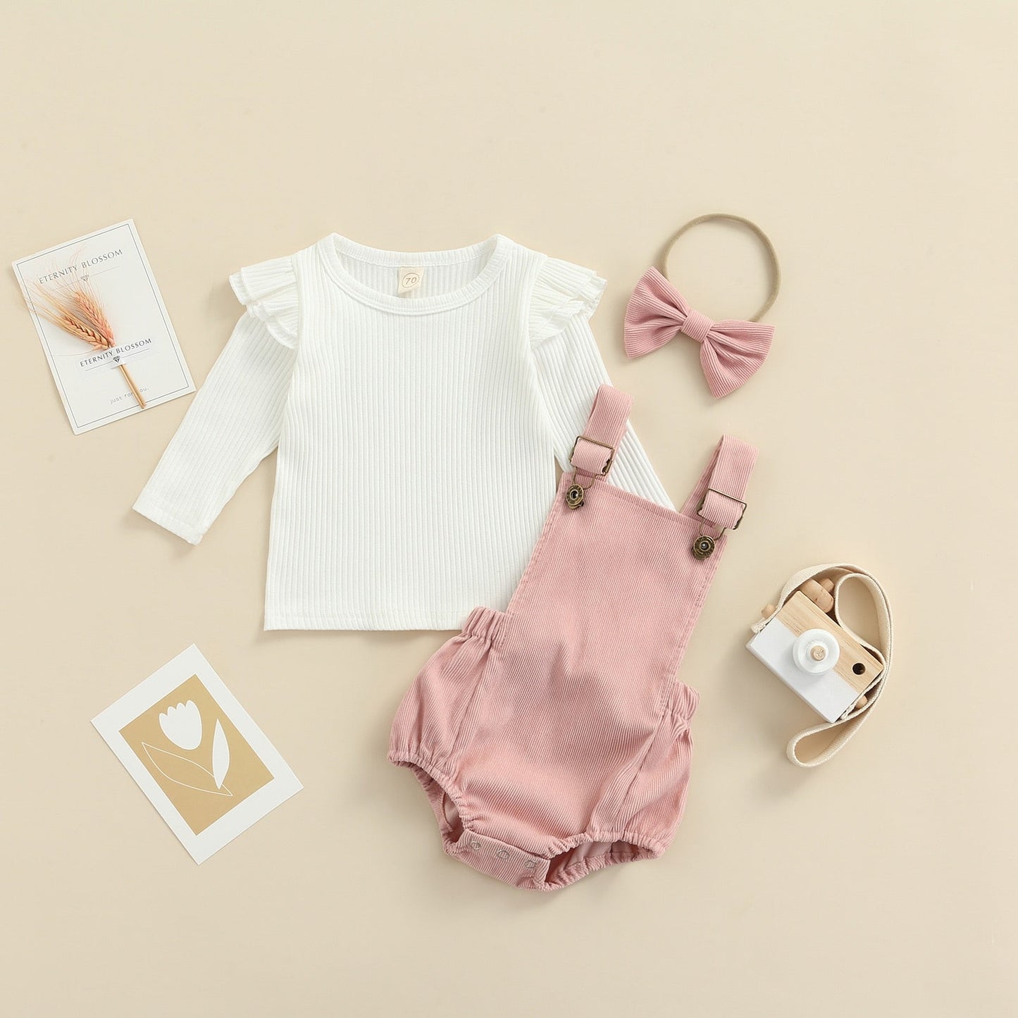 Baby Girl Corduroy Clothes Set