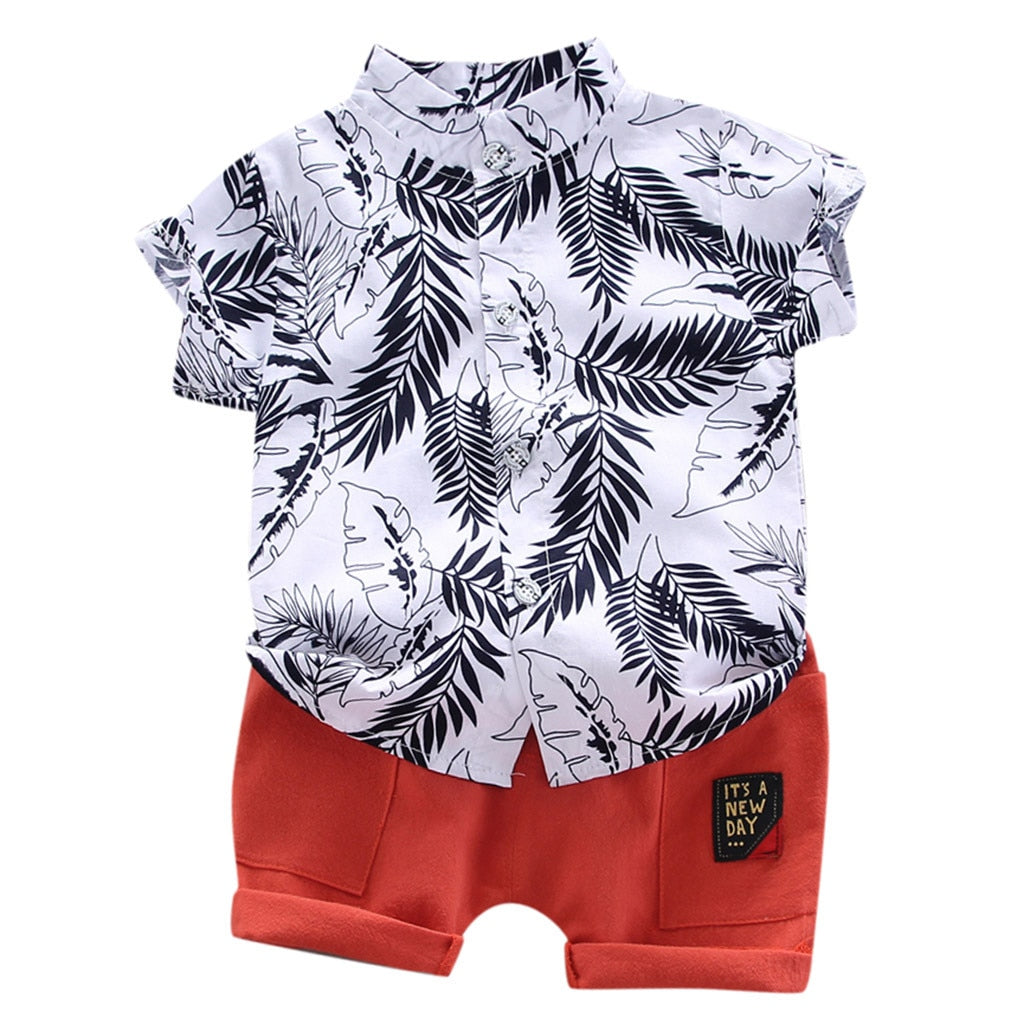 Print Short Sleeve Cartoon Pattern Clothes
