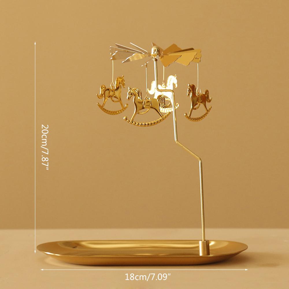 Romantic Rotary Spinning Candlestick