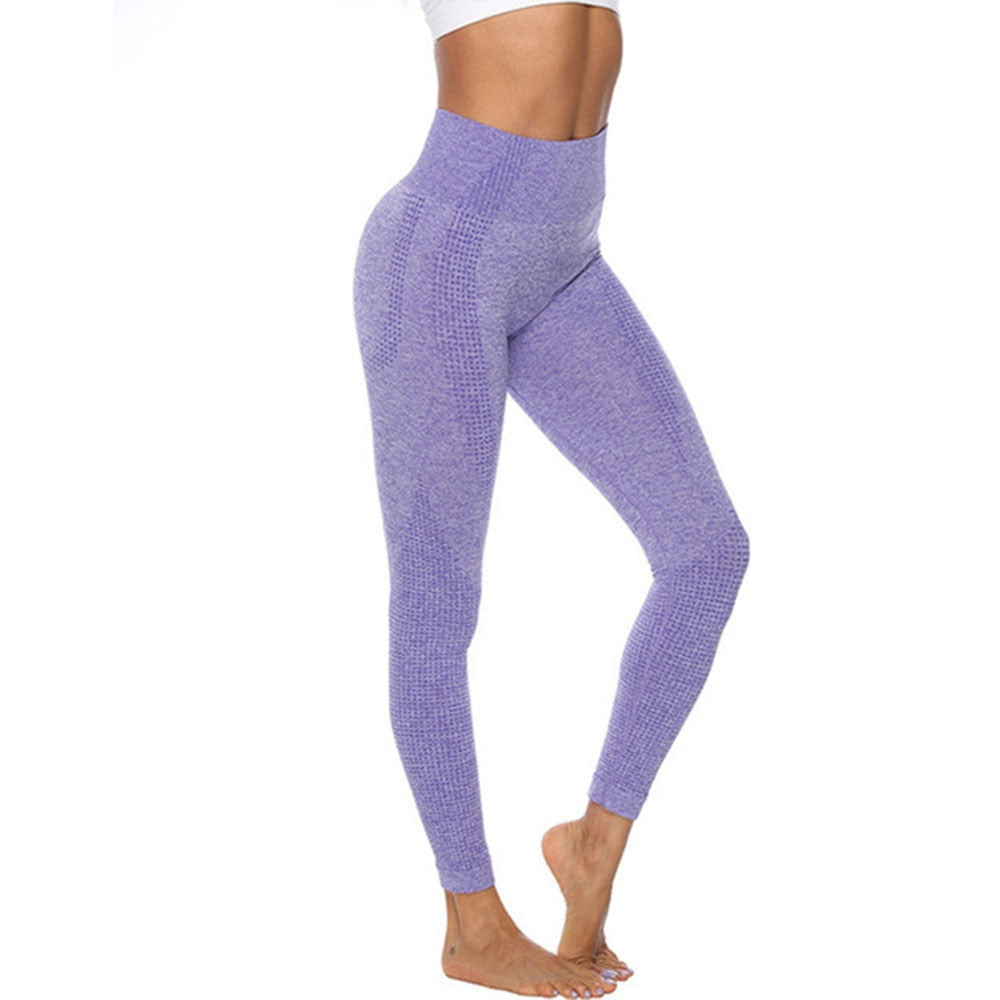 High Waist Seamless Leggings Push