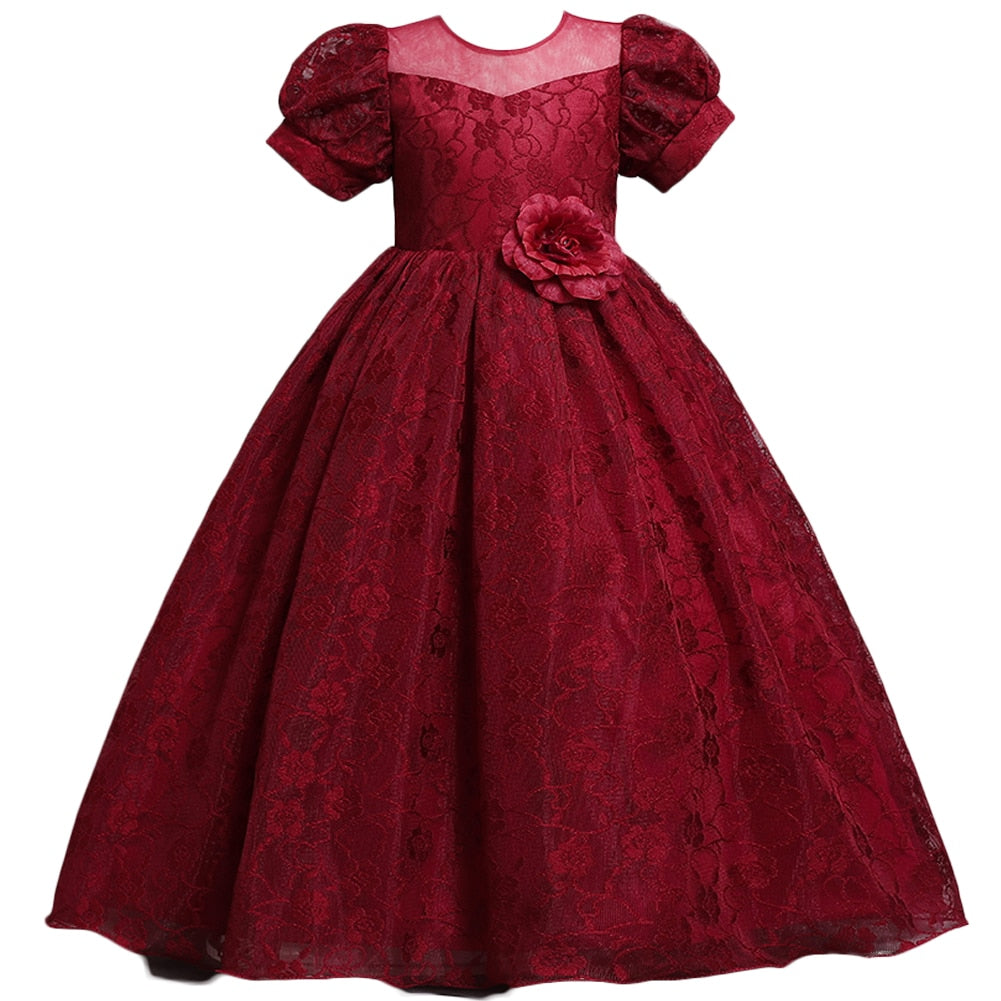 Baby Girls Flower Princess Gown