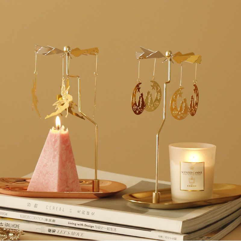 Romantic Rotary Spinning Candlestick