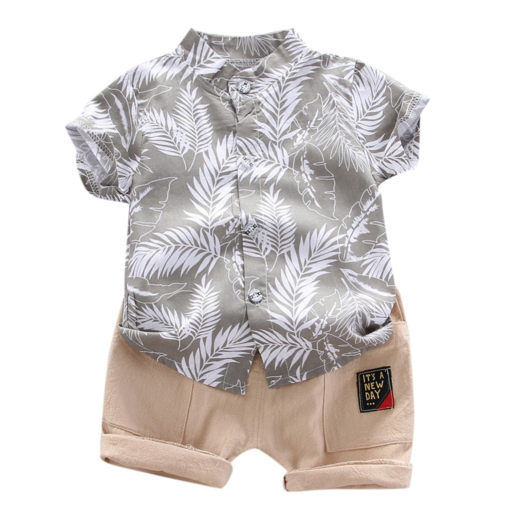 Print Short Sleeve Cartoon Pattern Clothes