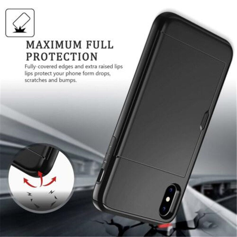Wallet Card Slots Holder Cover