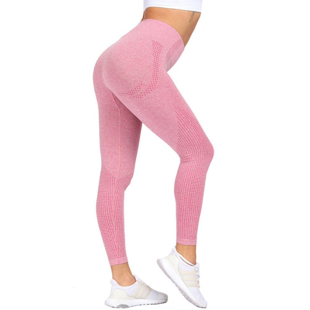 High Waist Seamless Leggings Push