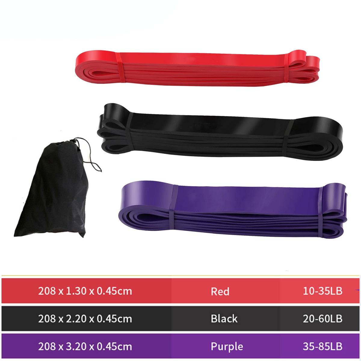 Fitness Rubber Pull Up Resistance Bands