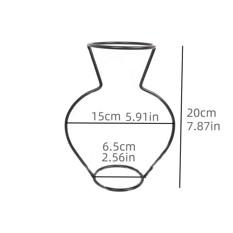 European-Style Iron Wire Vase