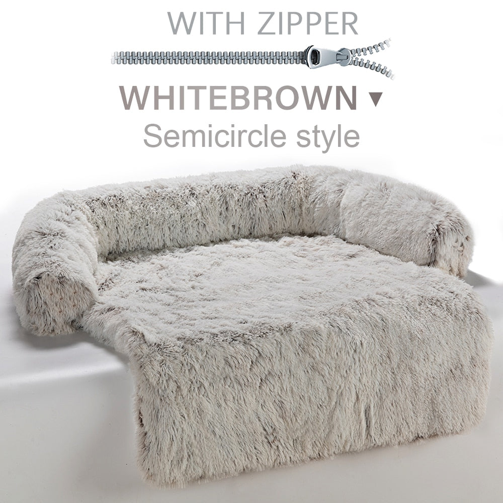 Pet Bed Long Plush Warm Bed