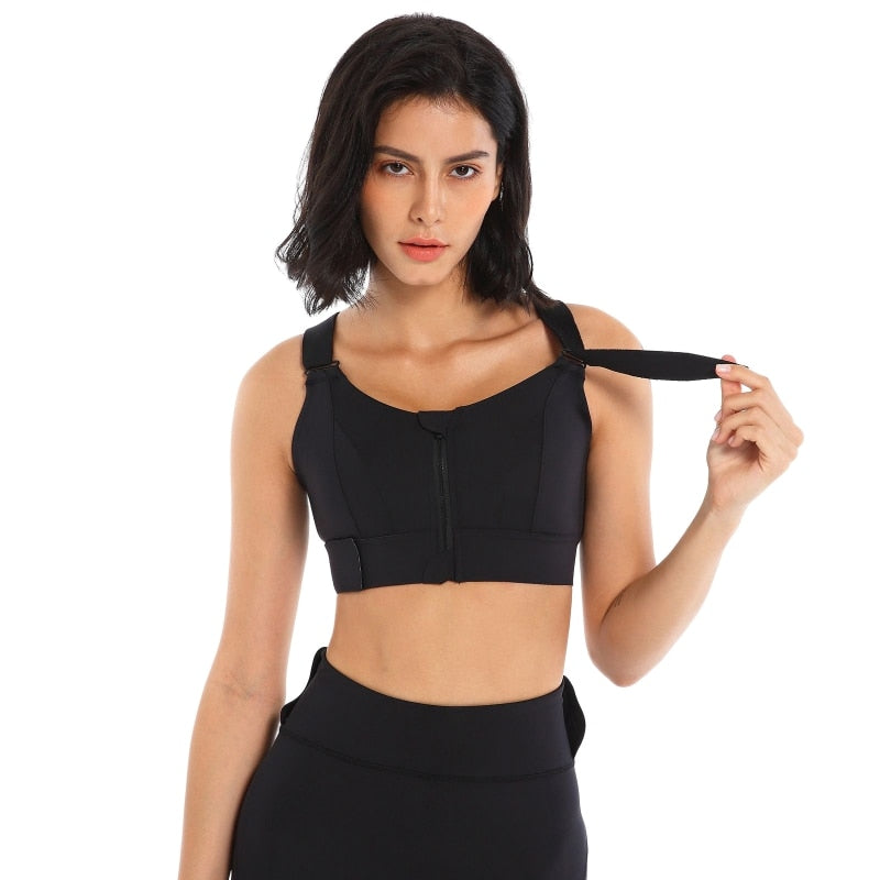 Zipper Sports Underwear Women