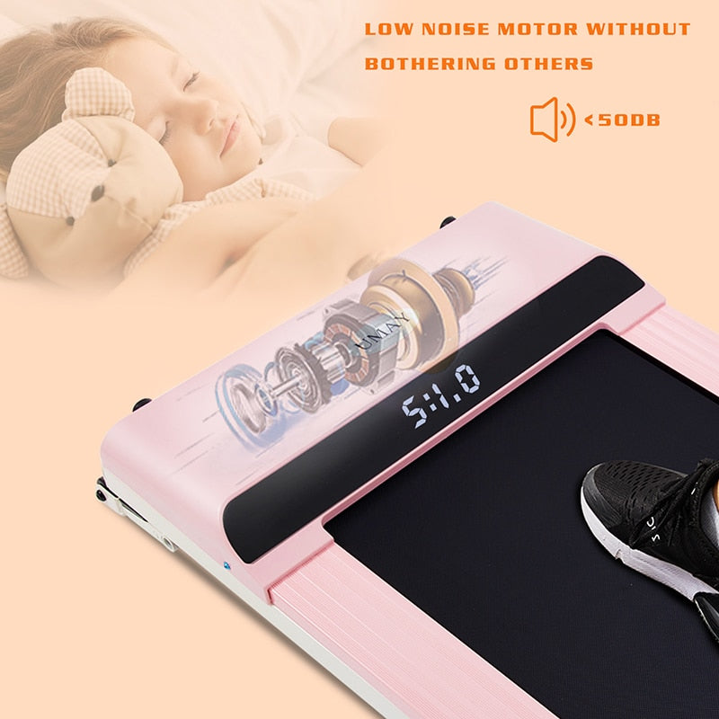 Portable Pad Flat Slim Treadmill