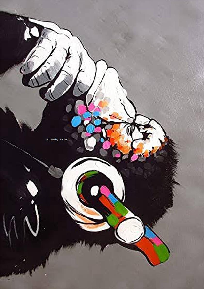 Banksy Graffiti Artwork Painting Girl