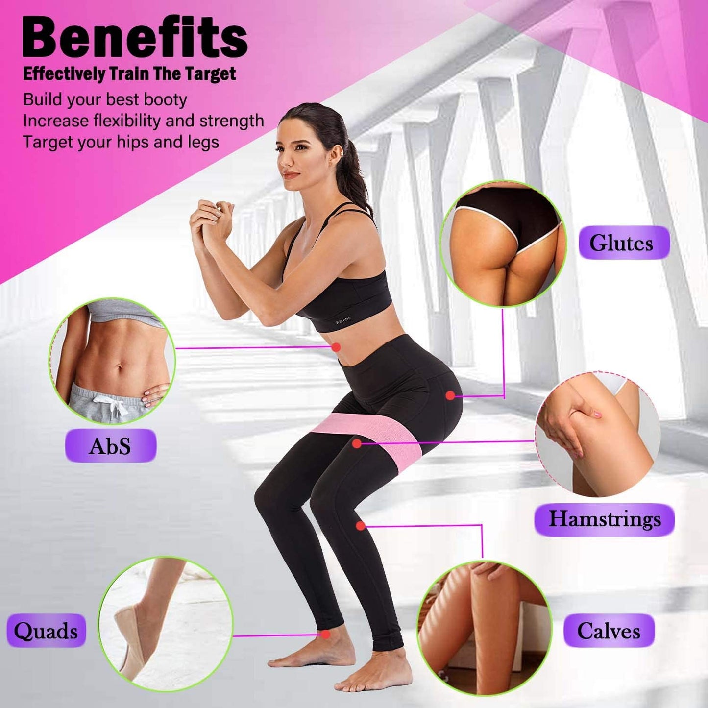 Elastic Yoga Resistance Bands