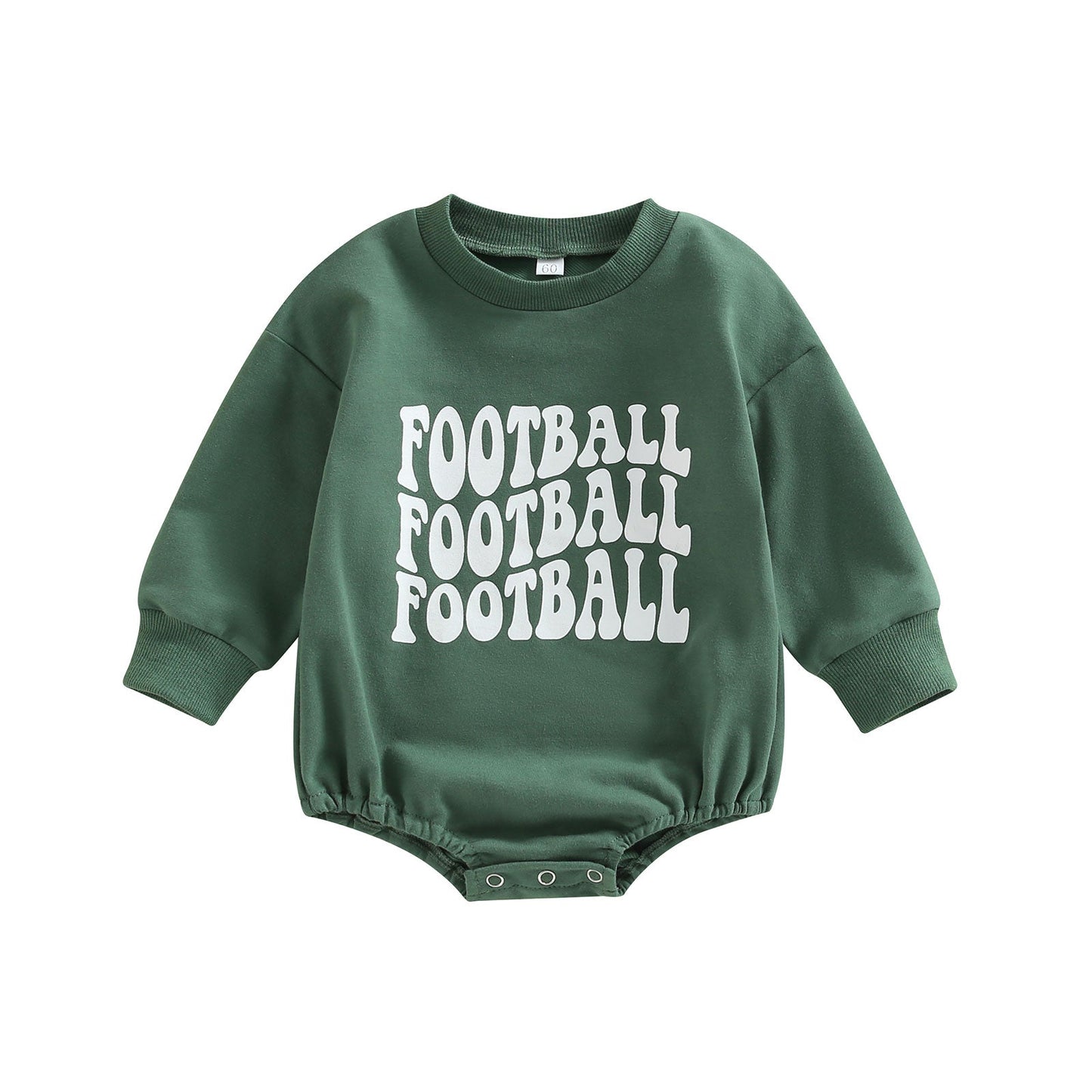 infant baby long sleeve crew neck jumpsuit
