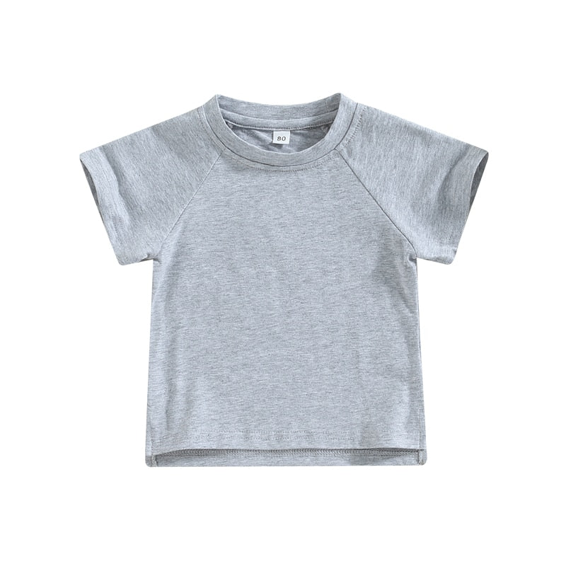 Girls Boys Summer Short Sleeve
