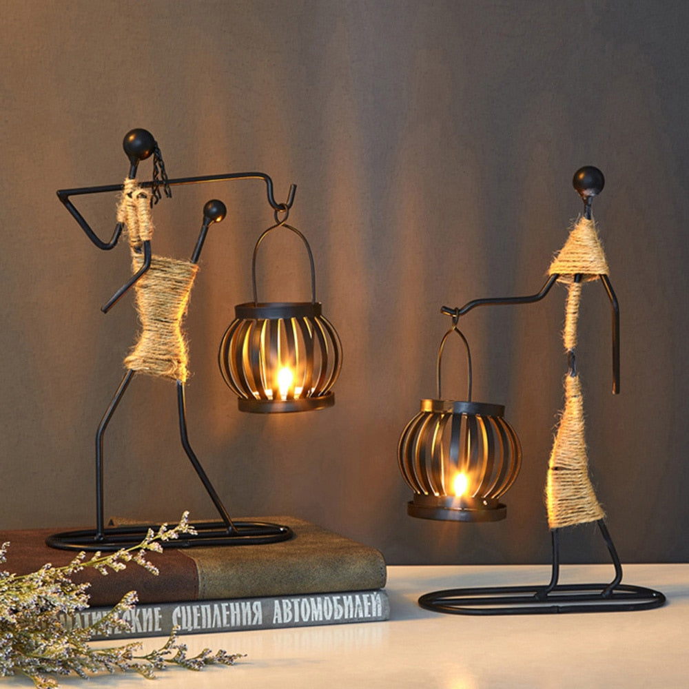 Nordic Creative Metal Candlestick