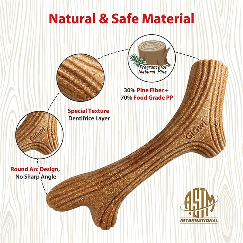 Real Wooden Deer Antlers Dog