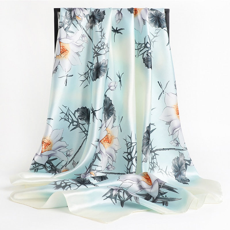 Versatile Silk Large Shawl
