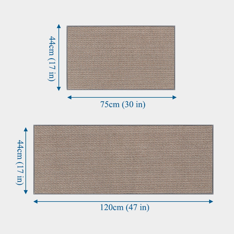 Linen Weave Kitchen Floor Mat