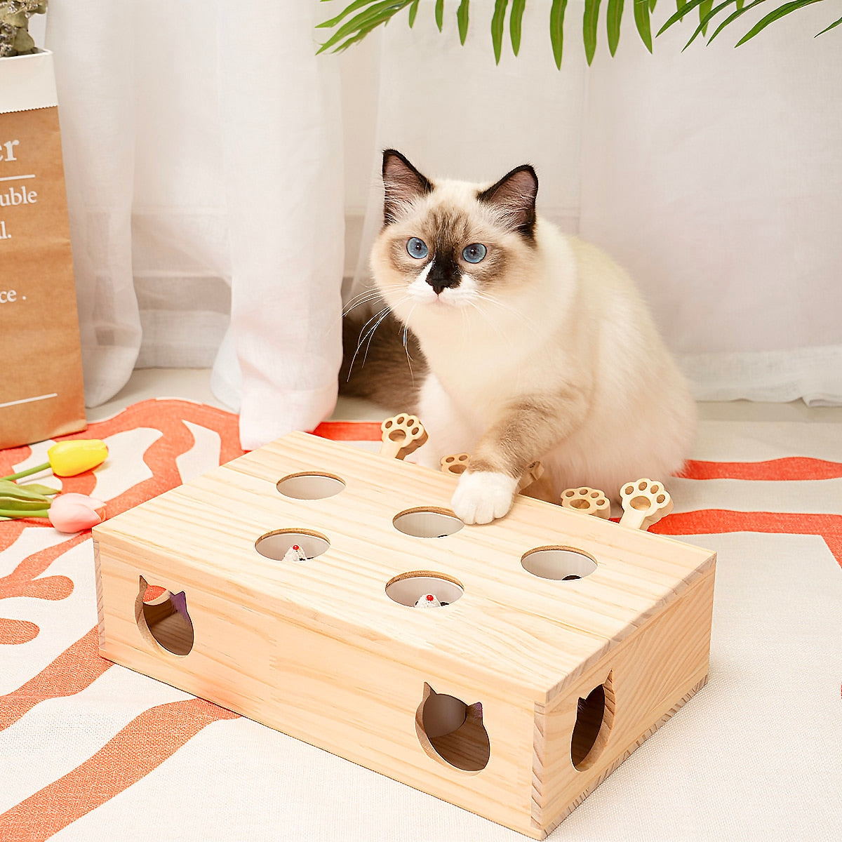Whack-a-mole Solid Wood Toys