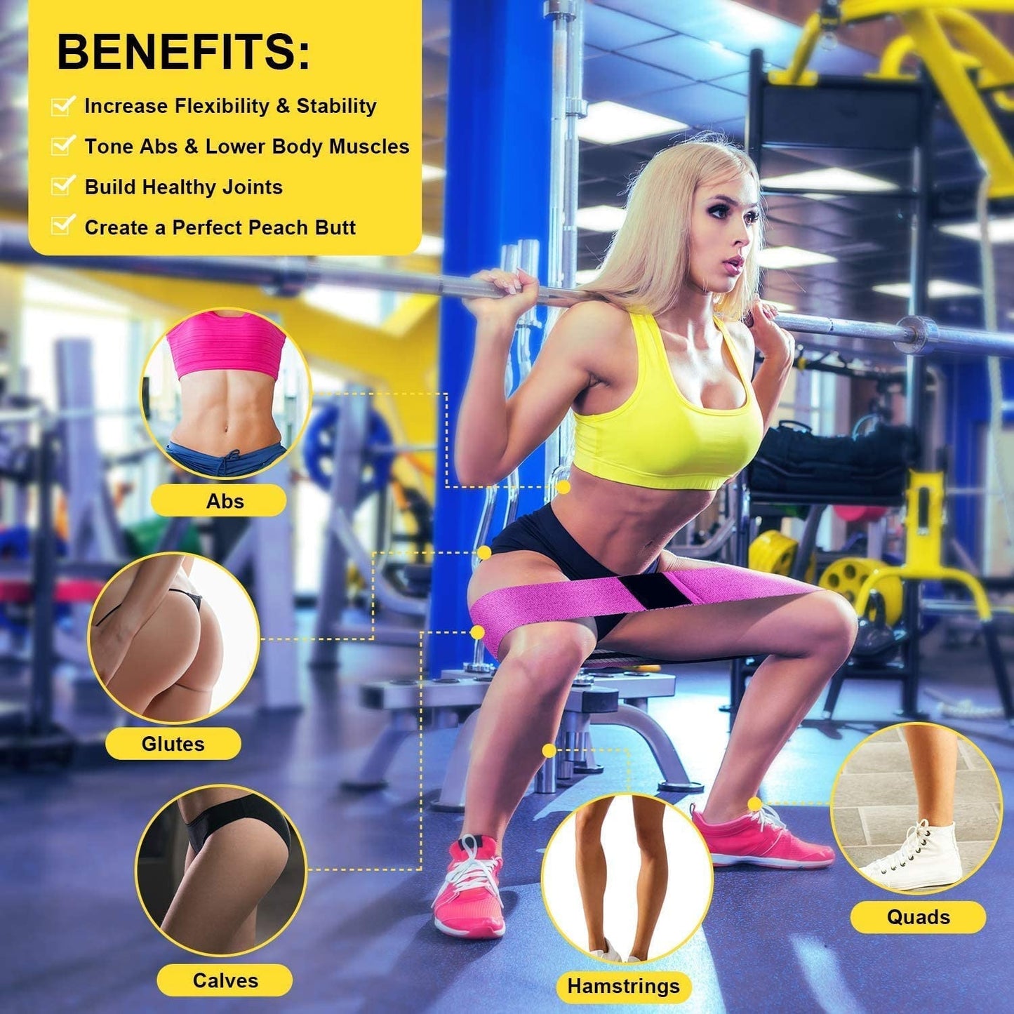 Elastic Yoga Resistance Bands