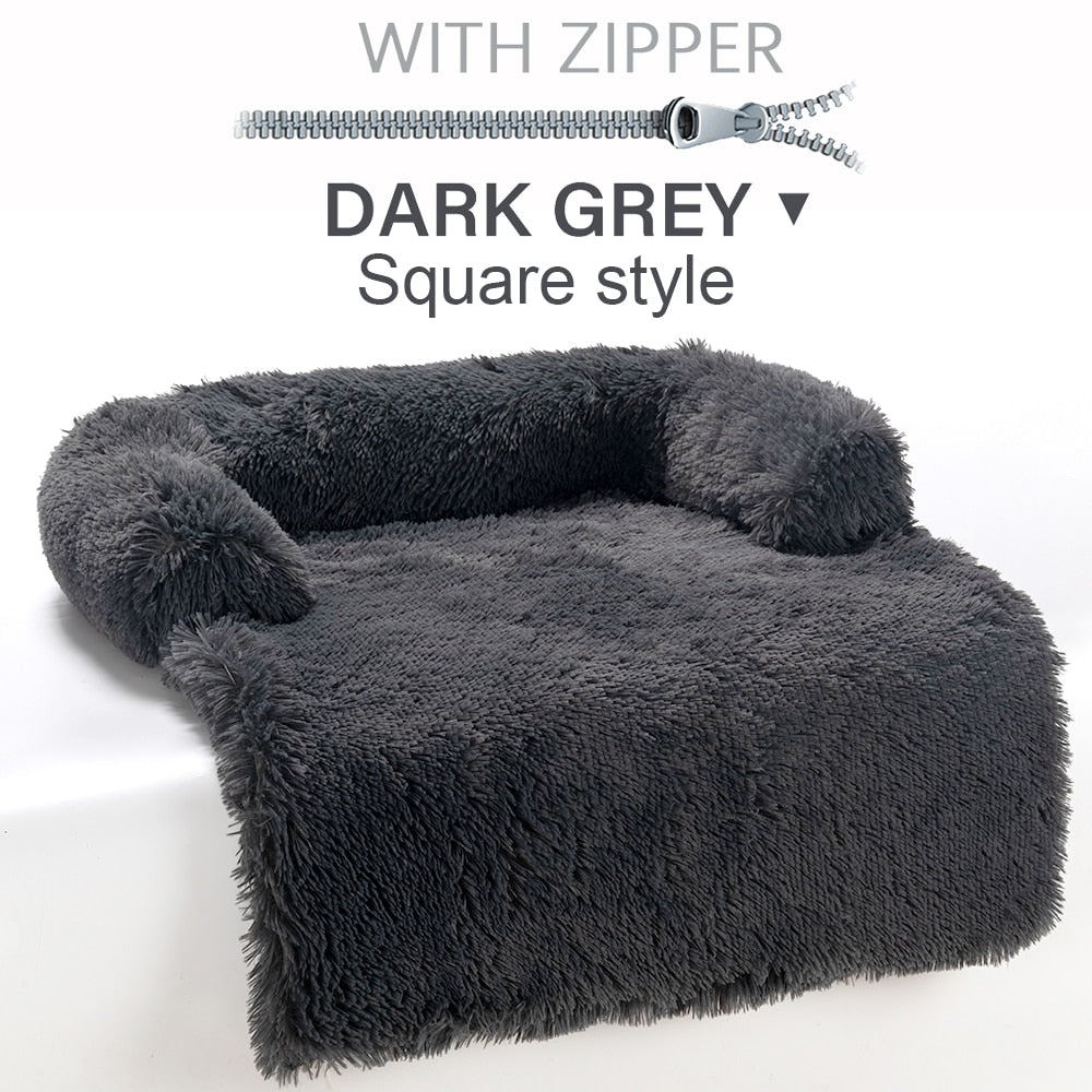 Pet Bed Long Plush Warm Bed