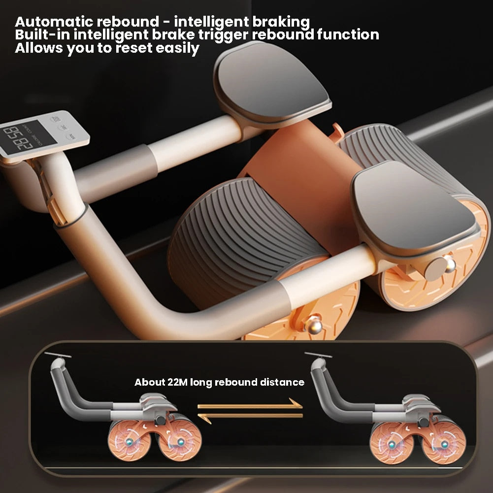 Automatic Rebound Ab Wheel Roller
