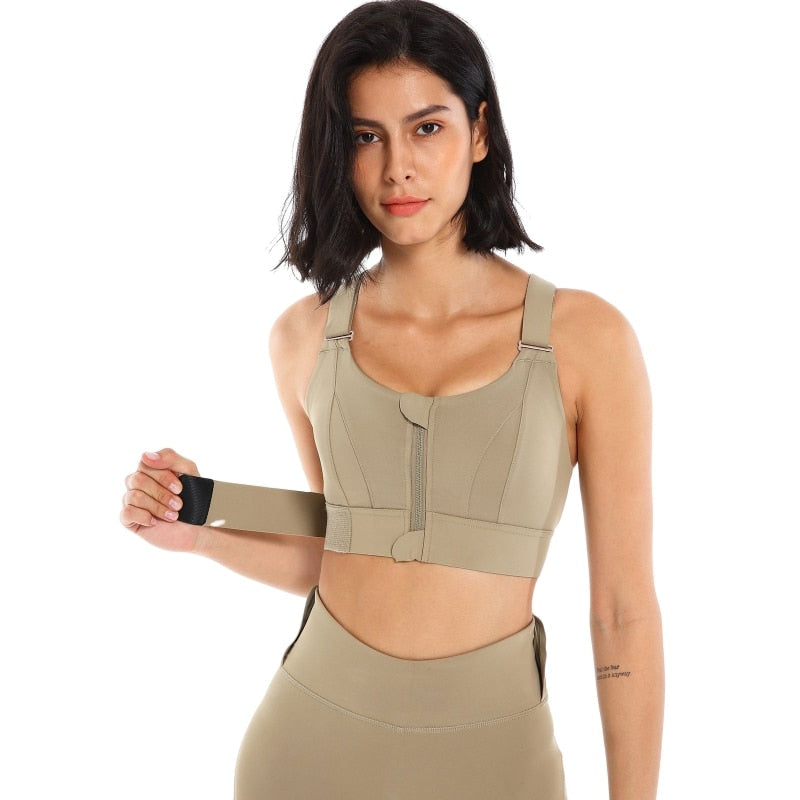 Zipper Sports Underwear Women