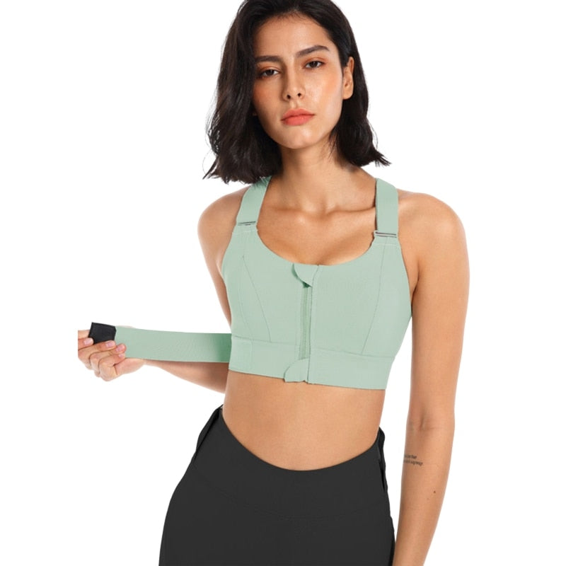 Zipper Sports Underwear Women