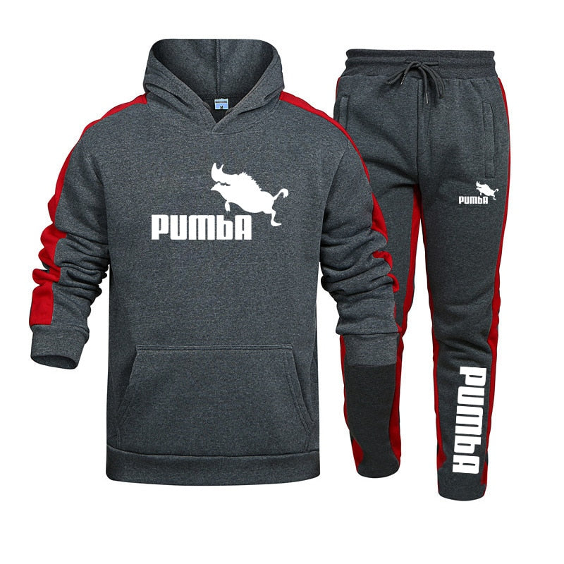 Mens Tracksuit Hooded Sweatshirts and Jogger Pants
