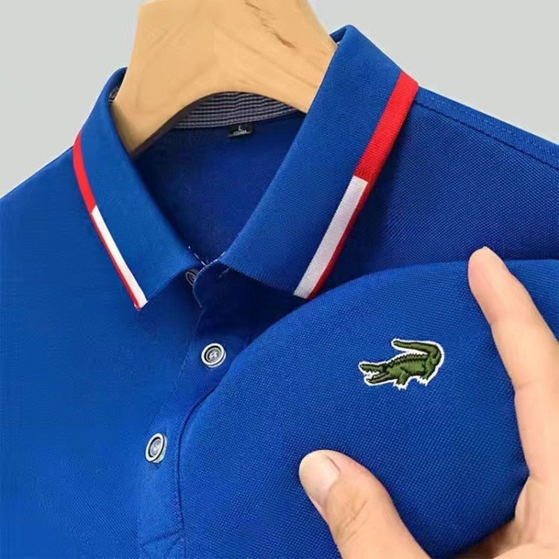 brand embroidered shirt offers superior comfort