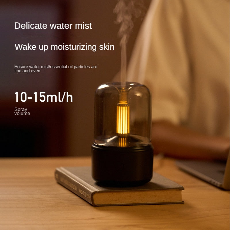 Candlelight Air Humidifier Aroma Diffuser