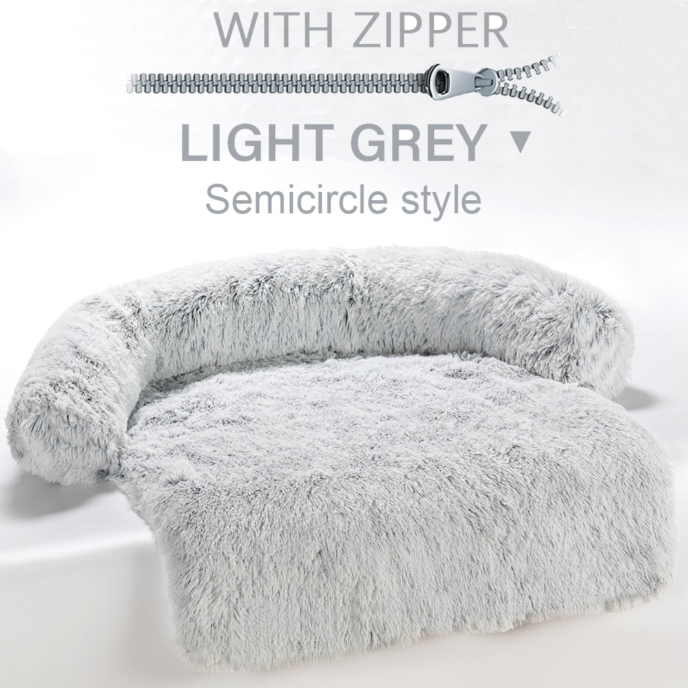Pet Bed Long Plush Warm Bed