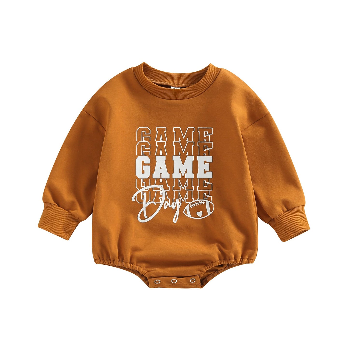 infant baby long sleeve crew neck jumpsuit