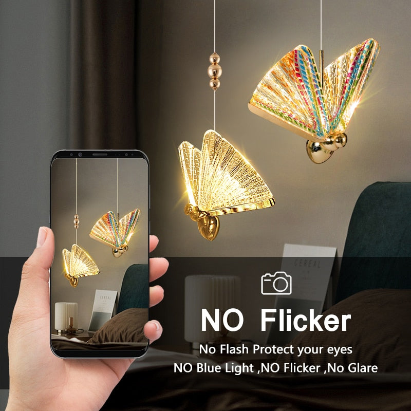 Nordic Butterfly Pendant Light