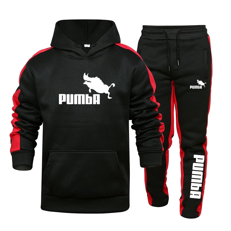 Mens Tracksuit Hooded Sweatshirts and Jogger Pants