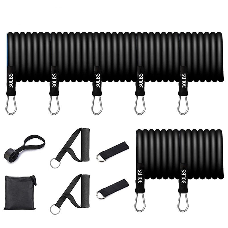 7 Piece Resistance Bands Set